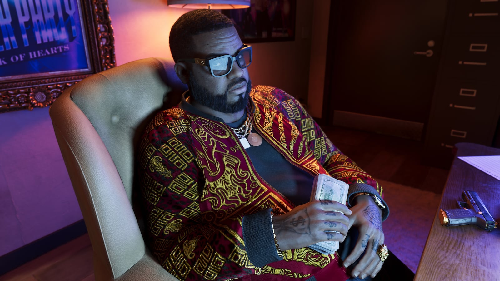 Boobie Ike — GTA 6 karakteri, resmî ekran görüntüsü