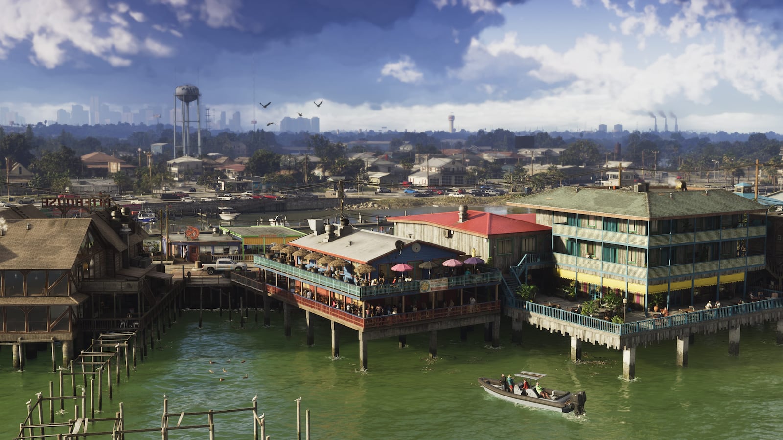 Grassrivers'ta airboat — GTA 6 resmî ekran görüntüsü